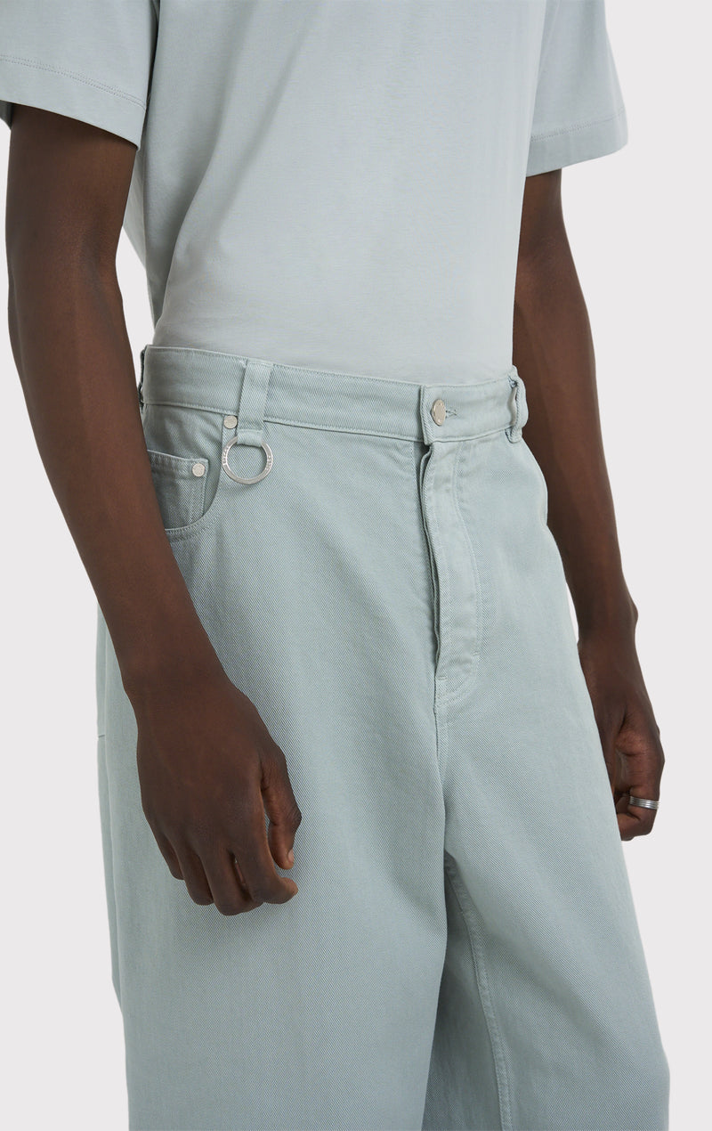 ÉTUDES DISTRICT DENIM DYED PIGEON TROUSERS 6