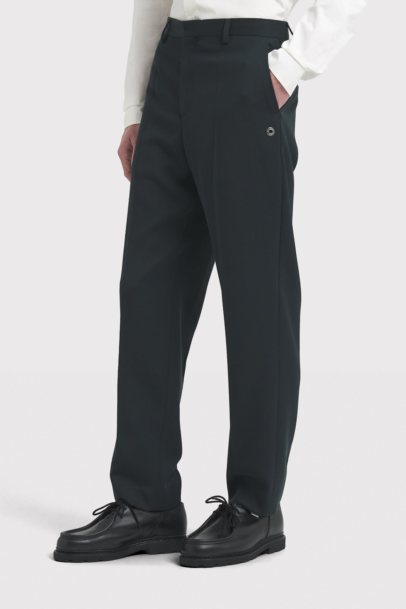 ÉTUDES DOWNTOWN SUITING DK GREEN TROUSERS 4