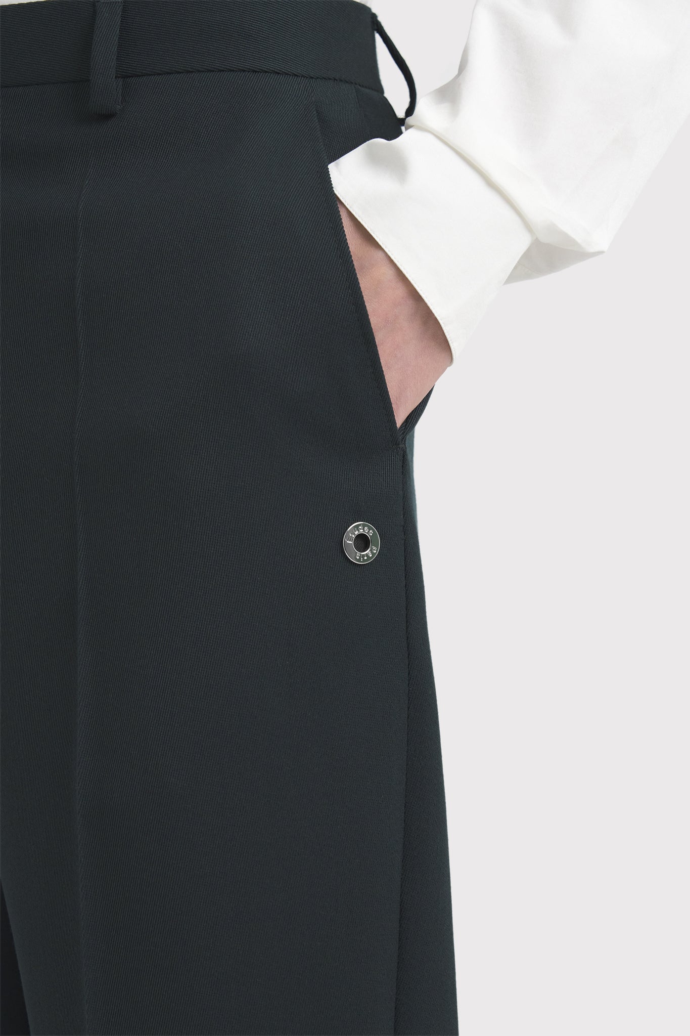 ÉTUDES DOWNTOWN SUITING DK GREEN TROUSERS 5