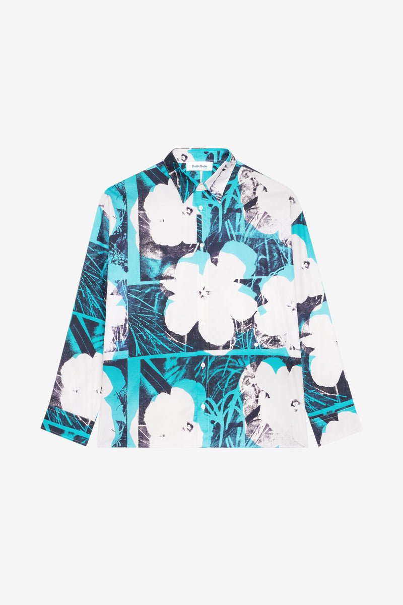 ETUDES STUDIO + ANDY WARHOL FLOWER SHIRT 1