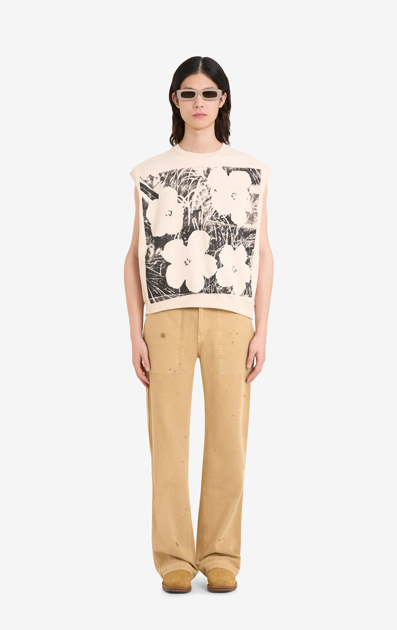 ETUDES STUDIO + ANDY WARHOL BOXY FIT CREW FLOWERS 2