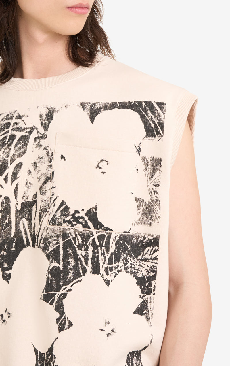 ETUDES STUDIO + ANDY WARHOL BOXY FIT CREW FLOWERS 4