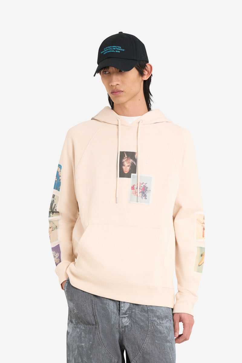 LOOSE HOODIE ANDY WARHOL POLAROID BLUSH 2
