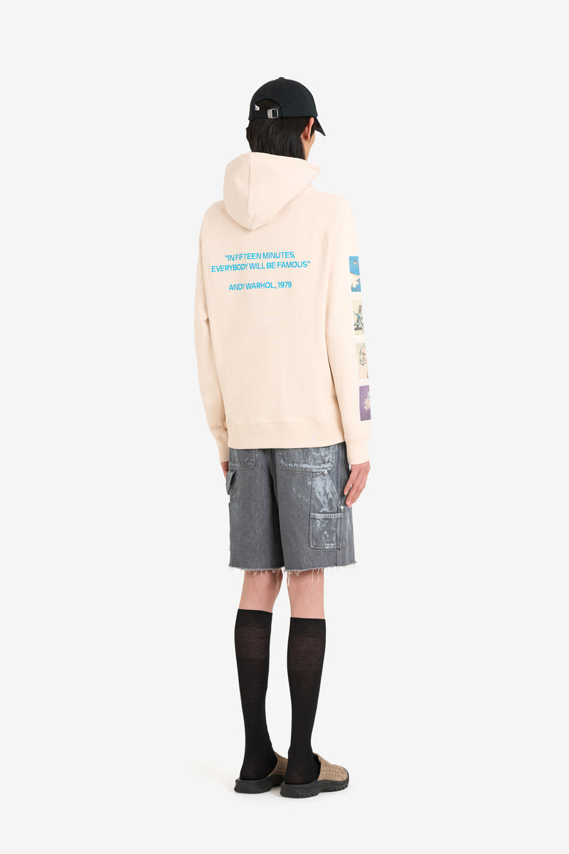 LOOSE HOODIE ANDY WARHOL POLAROID BLUSH 4