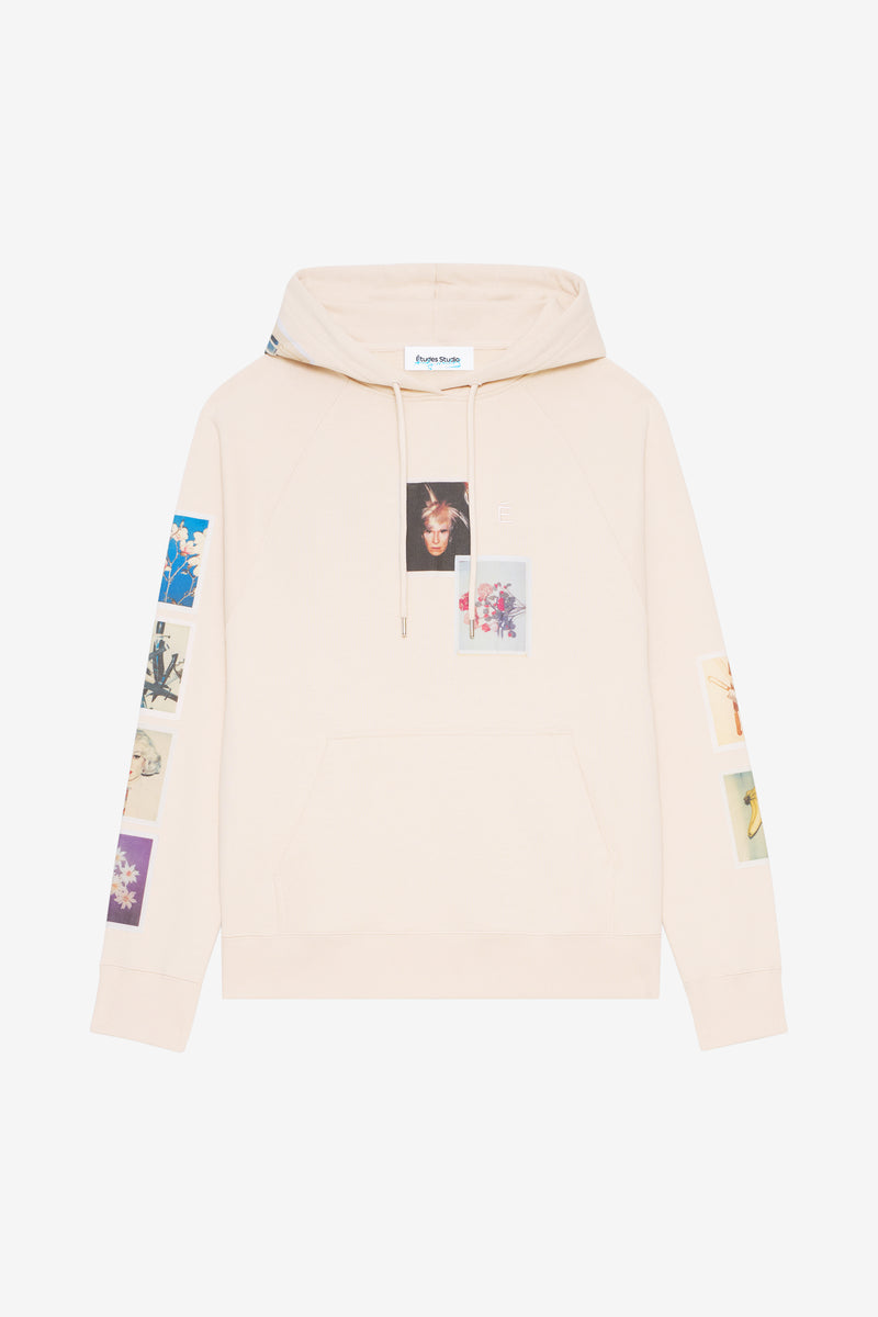LOOSE HOODIE ANDY WARHOL POLAROID BLUSH 1