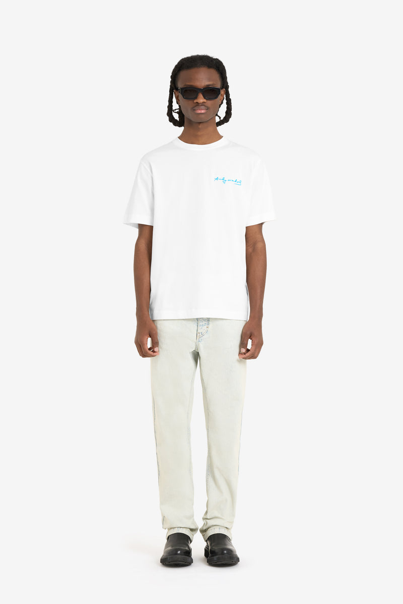 REGULAR T-SHIRT ANDY WARHOL INTERVIEW WHITE 3
