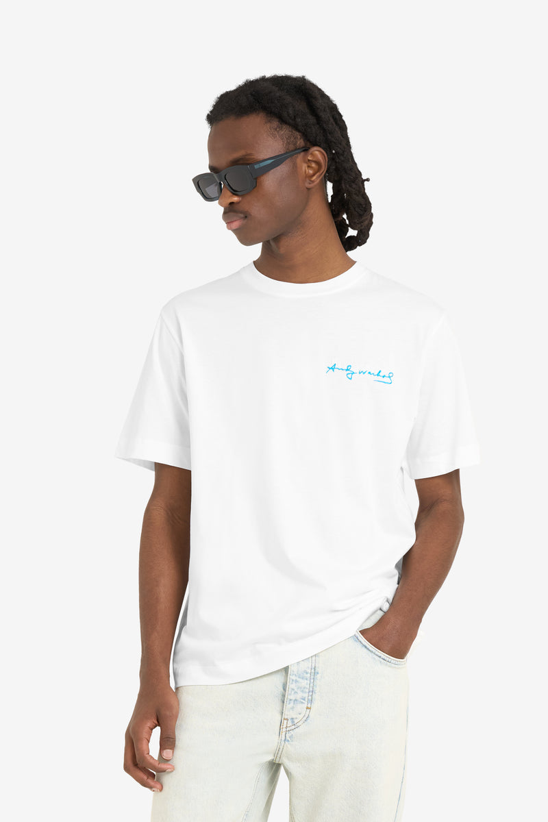 REGULAR T-SHIRT ANDY WARHOL INTERVIEW WHITE 2
