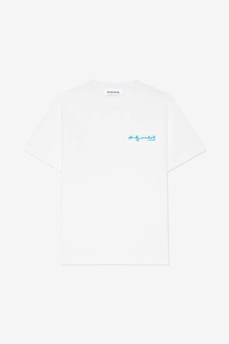 REGULAR T-SHIRT ANDY WARHOL INTERVIEW WHITE 1