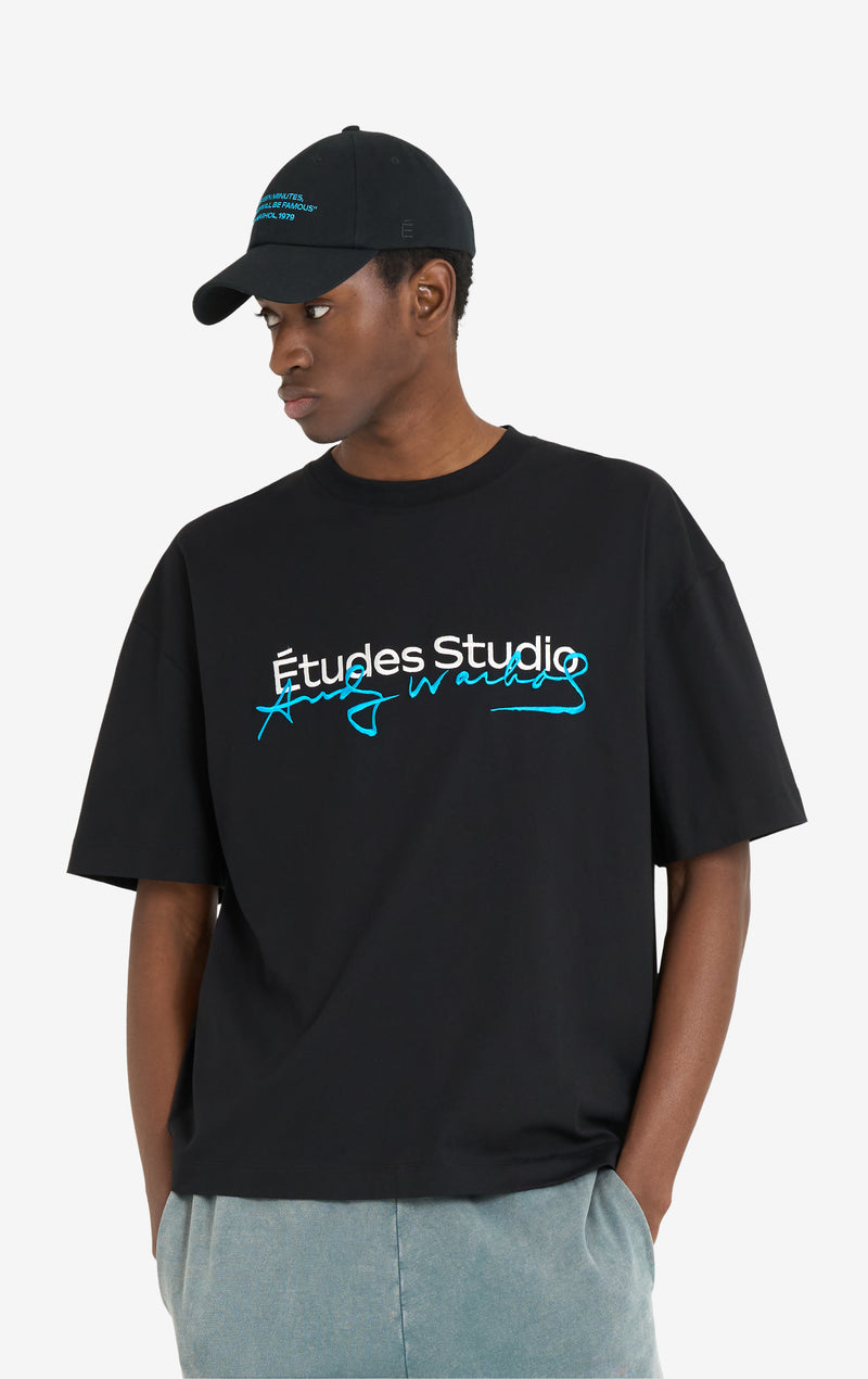 ETUDES STUDIO + ANDY WARHOL RELAX T-SHIRT BLACK 3