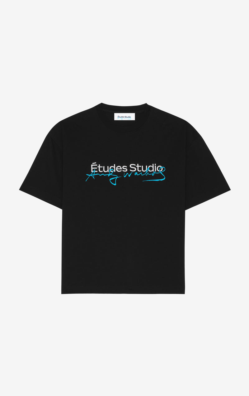 ETUDES STUDIO + ANDY WARHOL RELAX T-SHIRT BLACK 1