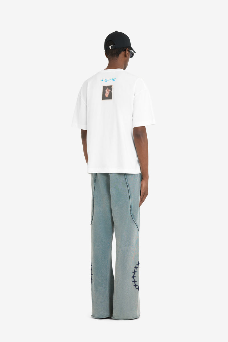 RELAX T-SHIRT ANDY WARHOL QUOTE WHITE 4