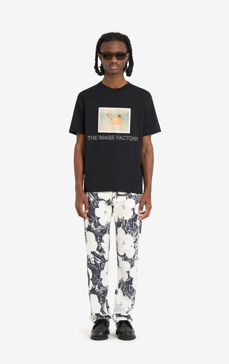 ETUDES STUDIO + ANDY WARHOL RELAX T-SHIRT BANANA BLACK 2