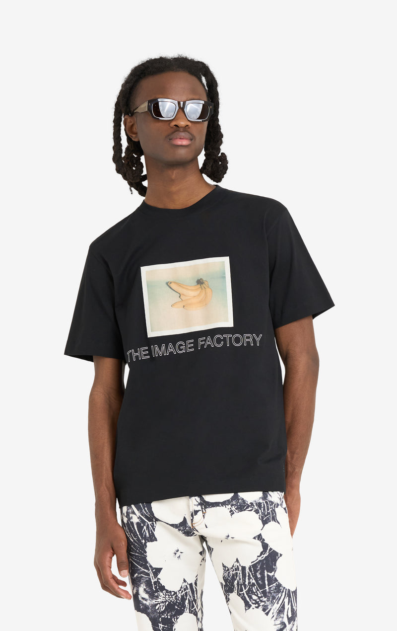 ETUDES STUDIO + ANDY WARHOL RELAX T-SHIRT BANANA BLACK 3