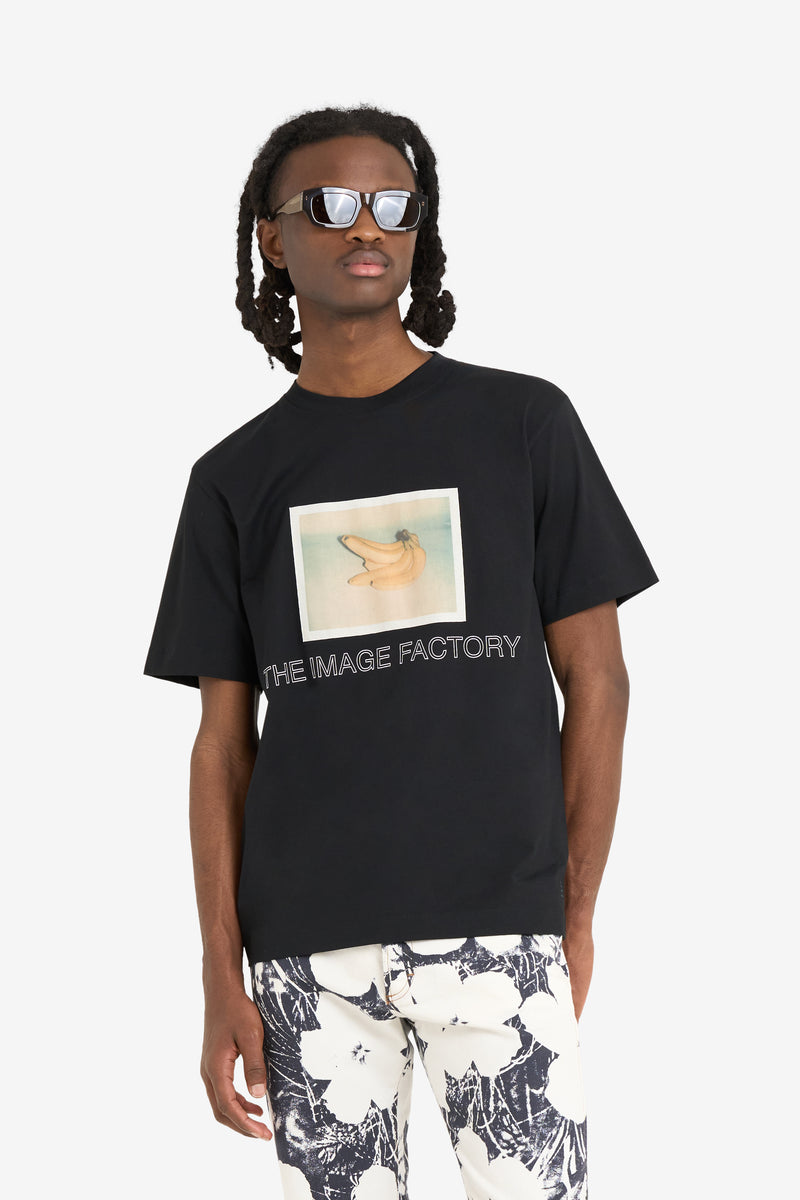 RELAX T-SHIRT ANDY WARHOL BANANA BLACK 2
