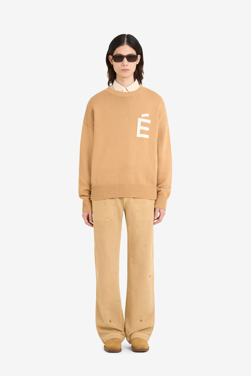 COTTON ROUNDNECK CAMEL 4