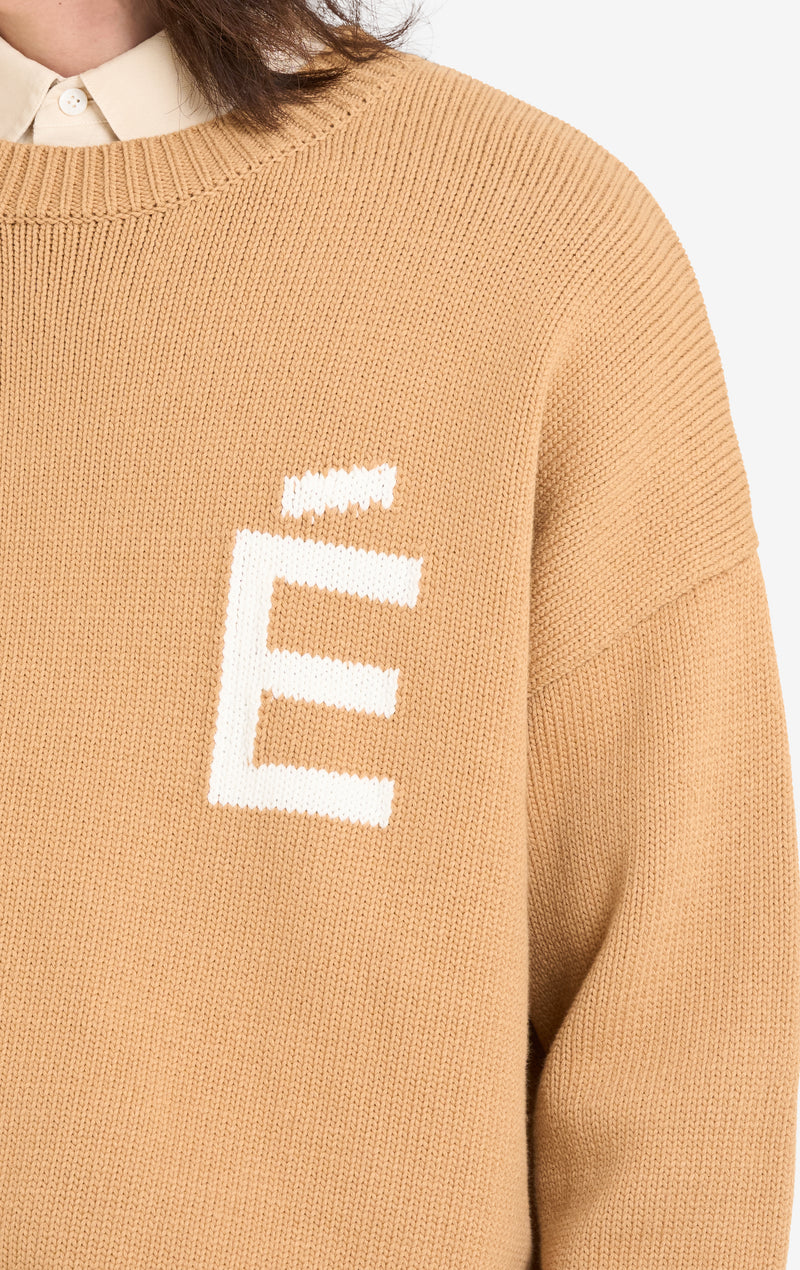 ETUDES STUDIO COTTON ROUNDNECK CAMEL 4