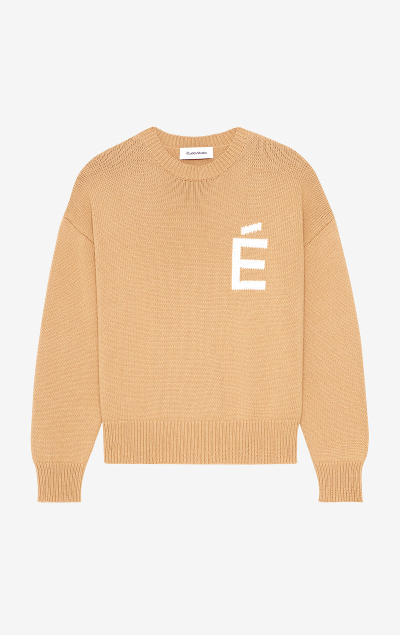 ETUDES STUDIO COTTON ROUNDNECK CAMEL 1