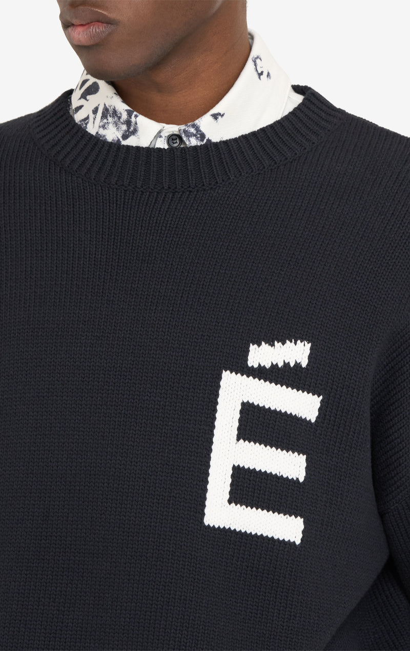 ETUDES STUDIO COTTON ROUNDNECK BLACK 4