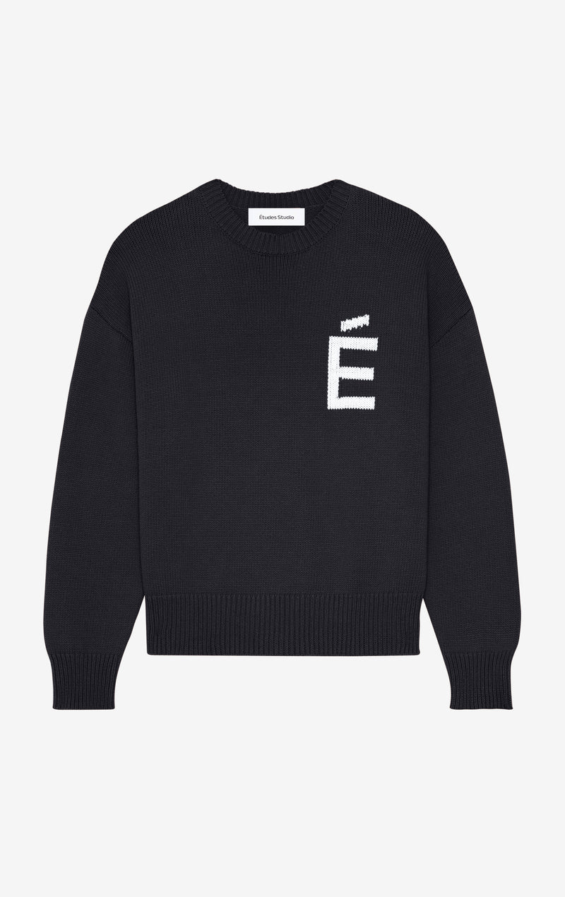 ETUDES STUDIO COTTON ROUNDNECK BLACK 1
