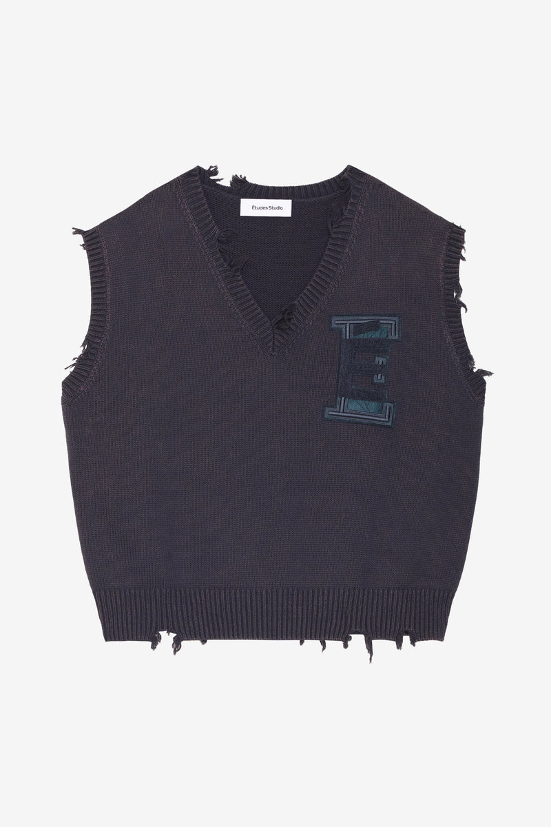 SHORT SLEEVES V-NECK NAVY 1