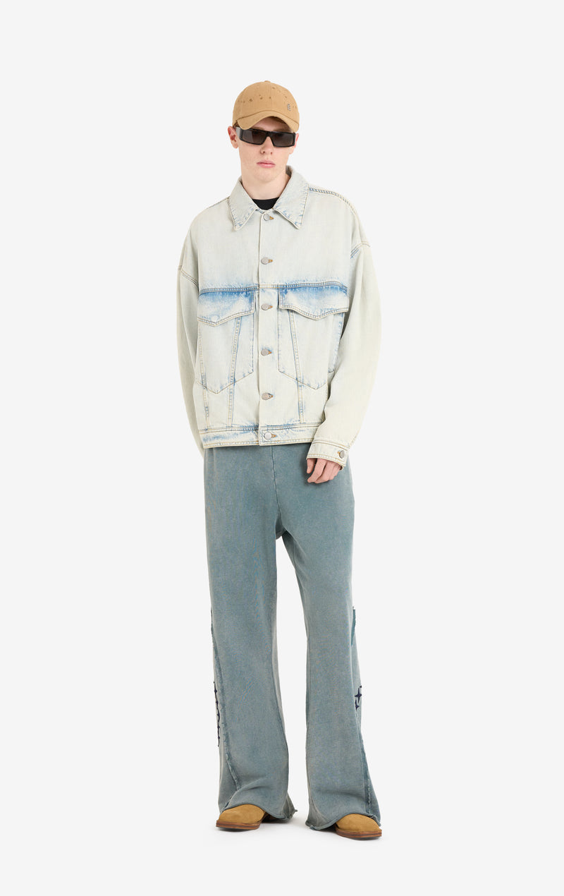 ETUDES STUDIO LOOSE DENIM JACKET BLEACH BLUE 5