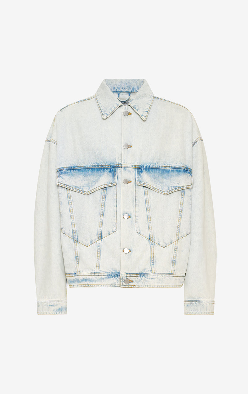 ETUDES STUDIO LOOSE DENIM JACKET BLEACH BLUE 1