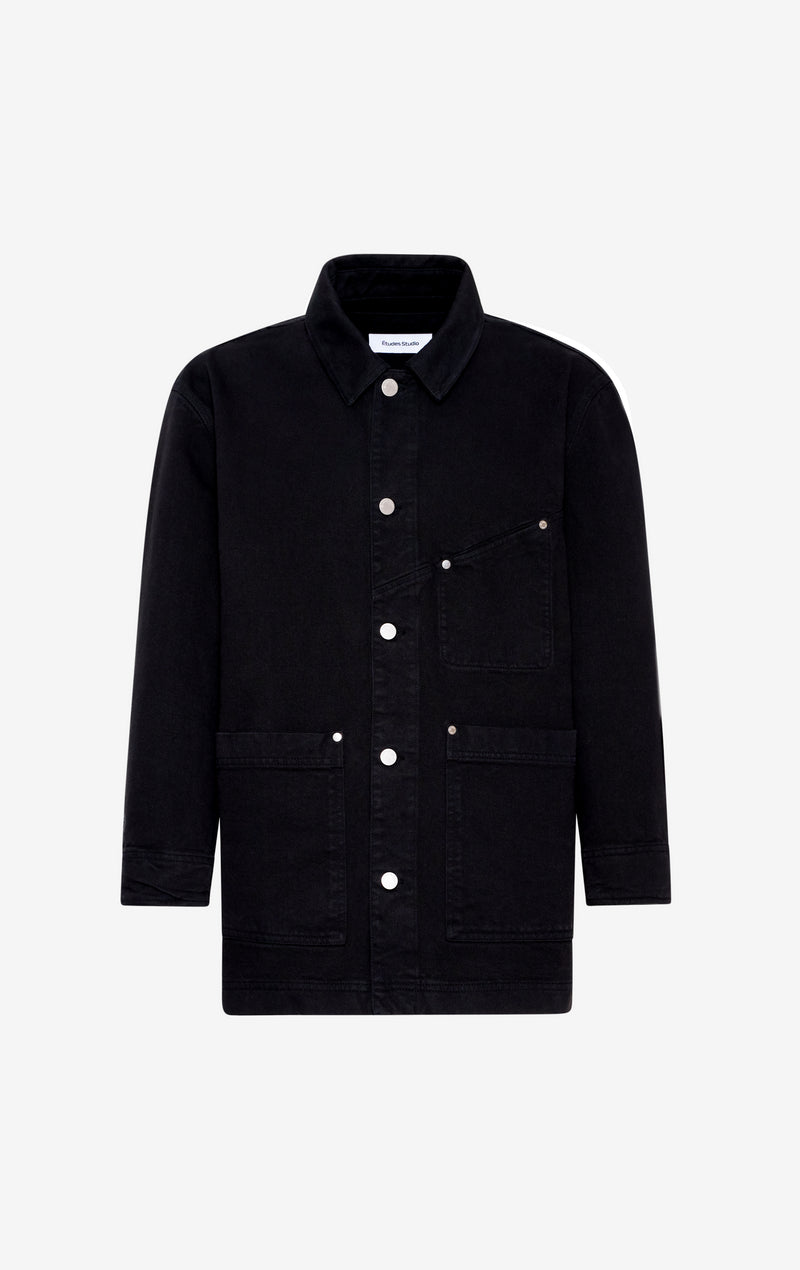 ETUDES STUDIO WORKER JACKET TWILL BLACK 1