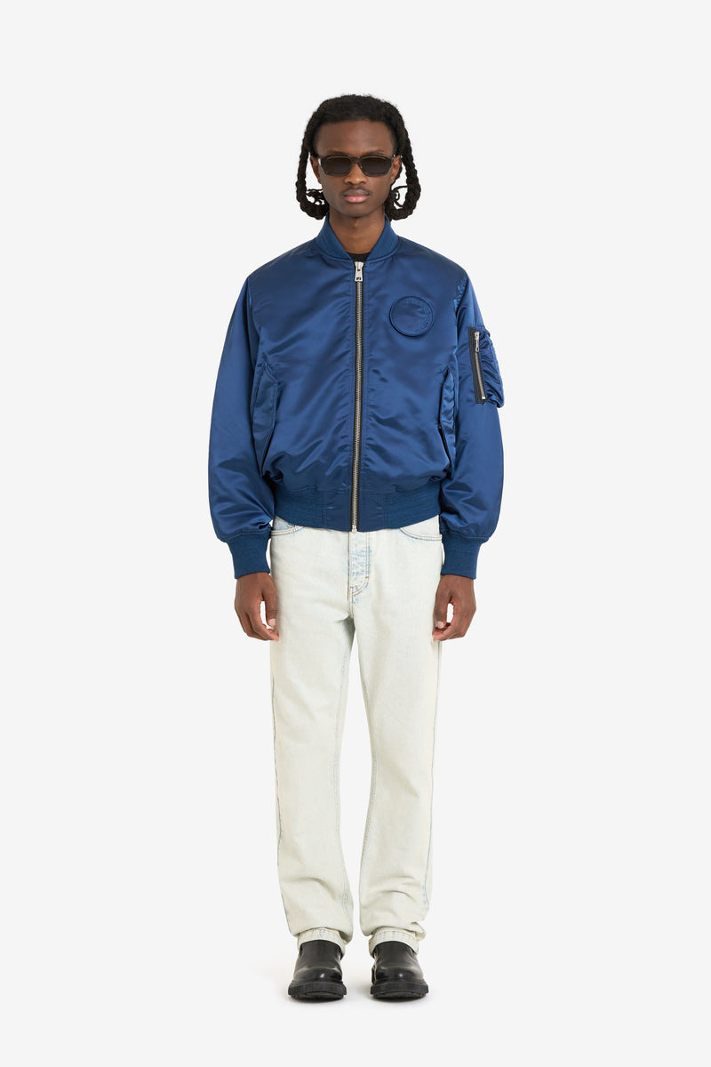 NYLON BOMBER JACKET NAVY 4