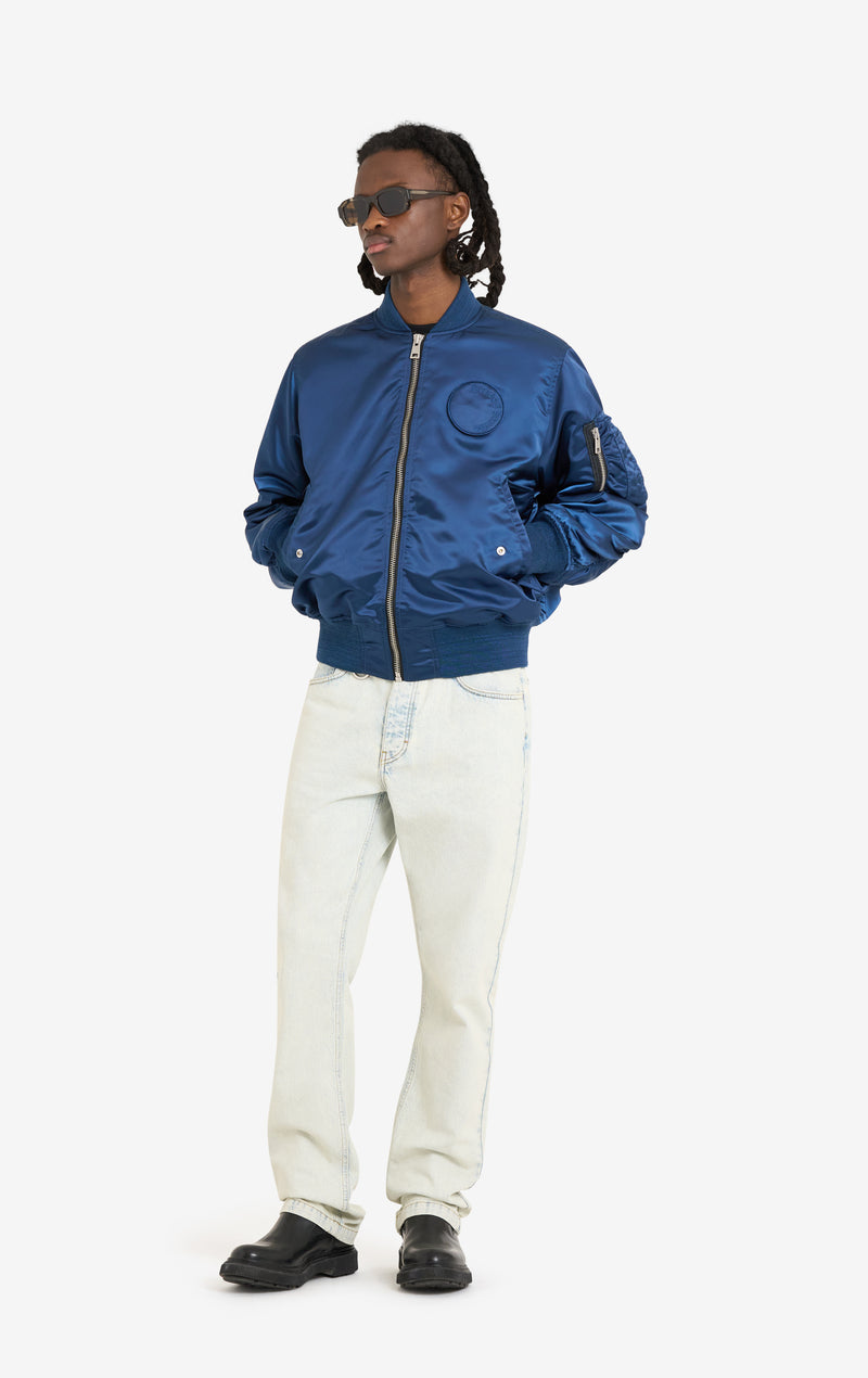 ETUDES STUDIO NYLON BOMBER JACKET NAVY 3
