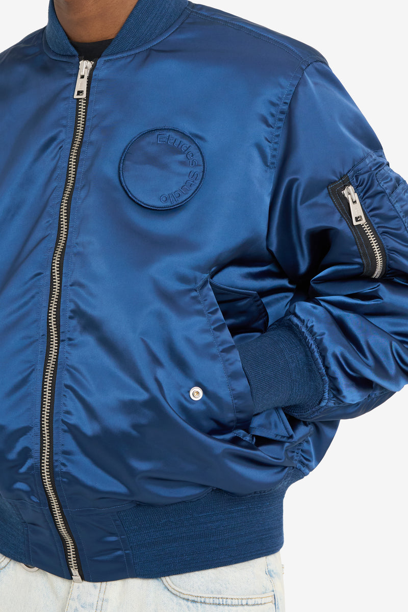 NYLON BOMBER JACKET NAVY 3