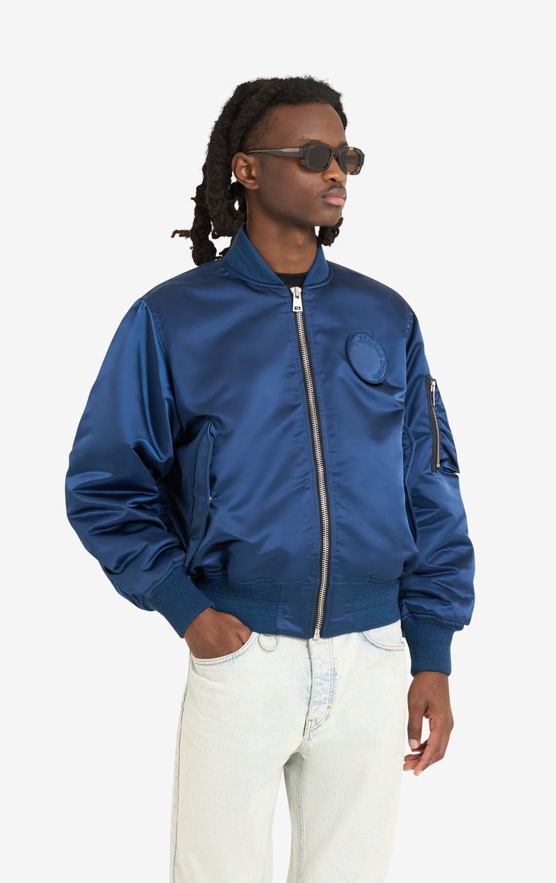 ETUDES STUDIO NYLON BOMBER JACKET NAVY 6