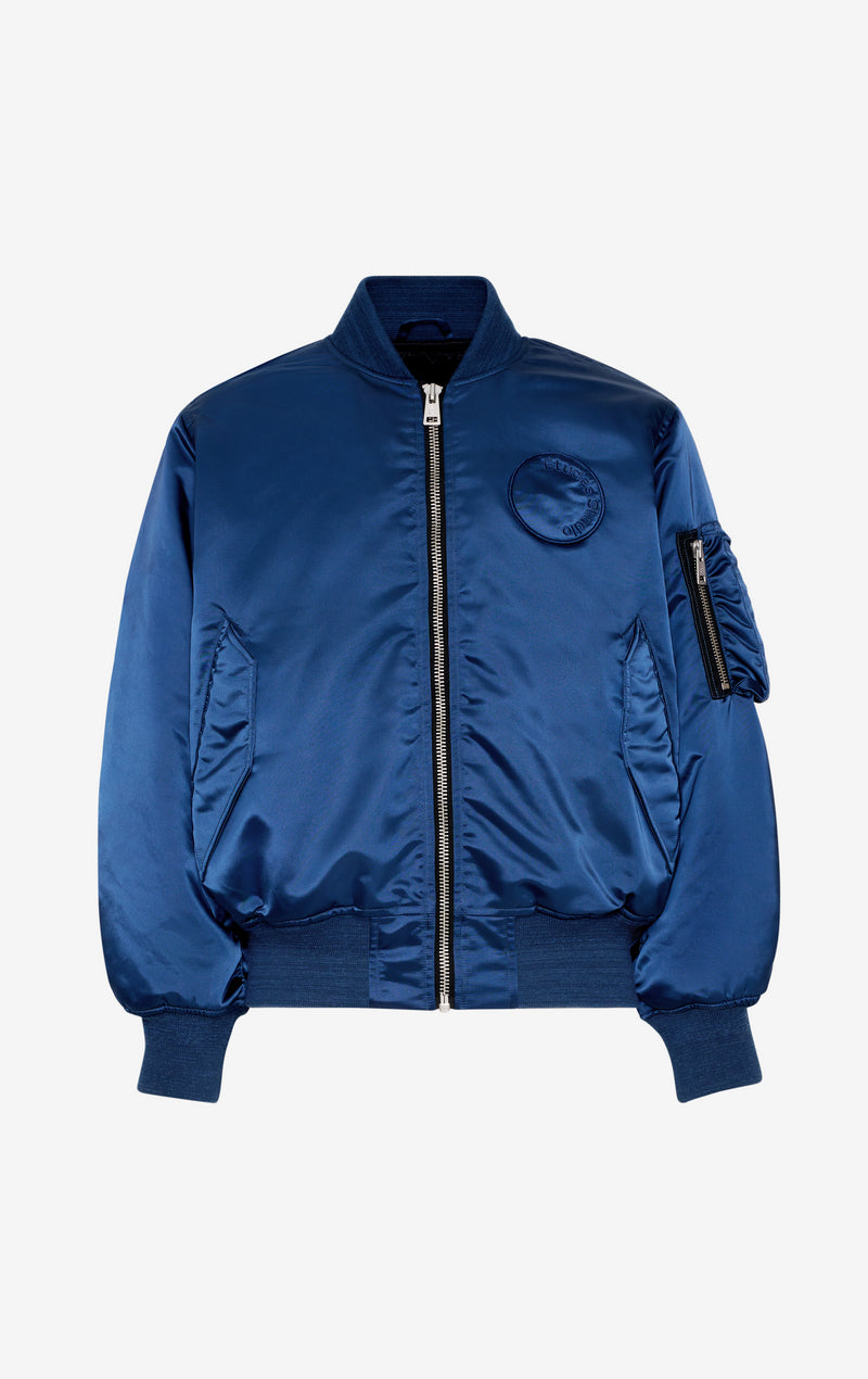 ETUDES STUDIO NYLON BOMBER JACKET NAVY 1