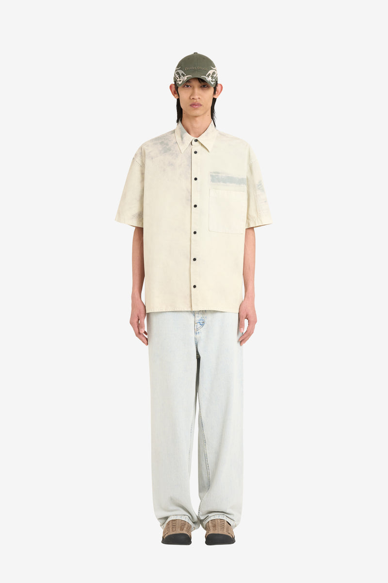 BOXY RIPSTOP SHIRT SAGE 4