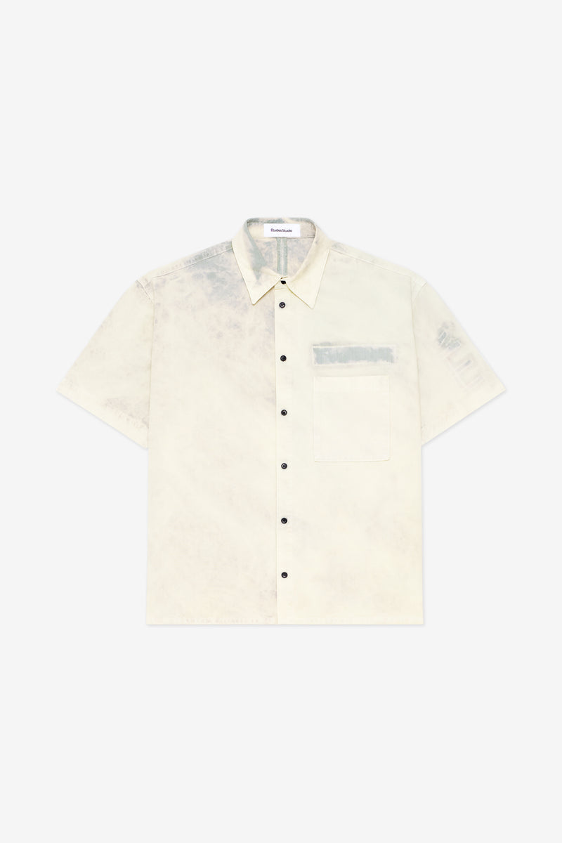 BOXY RIPSTOP SHIRT SAGE 1