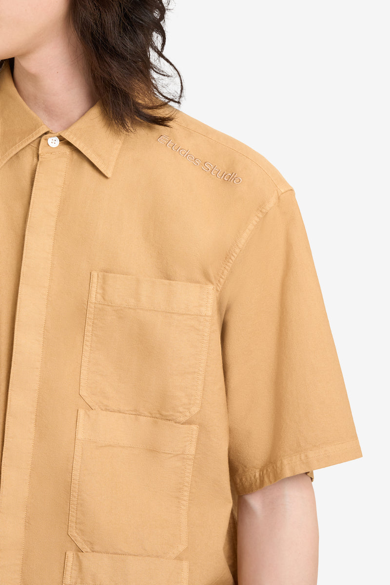 SHORT SLEEVES POCKETS SHIRT CHAMEAU 5