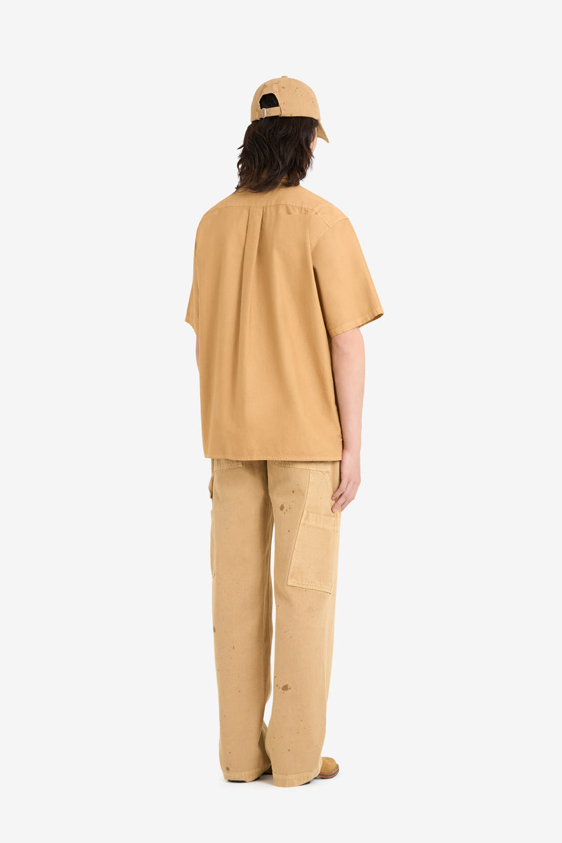 SHORT SLEEVES POCKETS SHIRT CHAMEAU 4