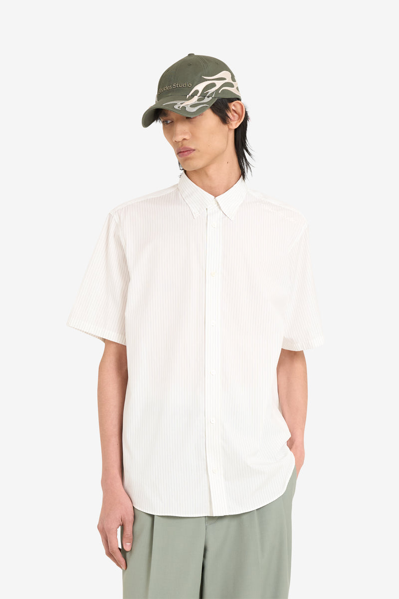 SHORT SLEEVES RELAX SHIRT STRIPE 2