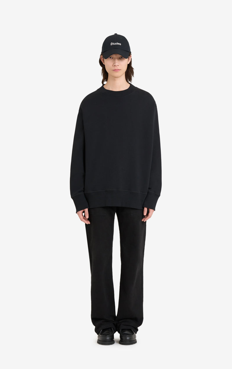 ETUDES STUDIO RELAX CREWNECK BLACK 2