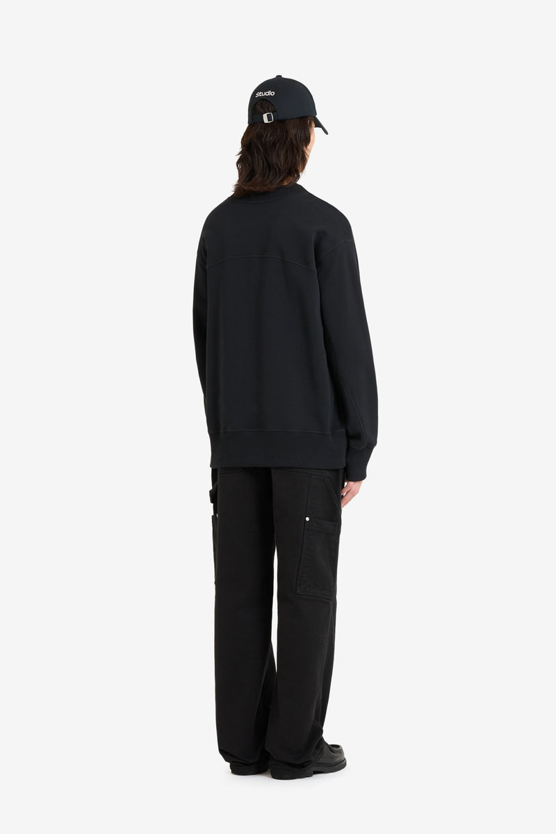 RELAX CREWNECK BLACK 5