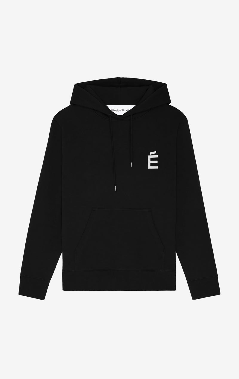 ETUDES STUDIO REGULAR HOODIE E BLACK 1