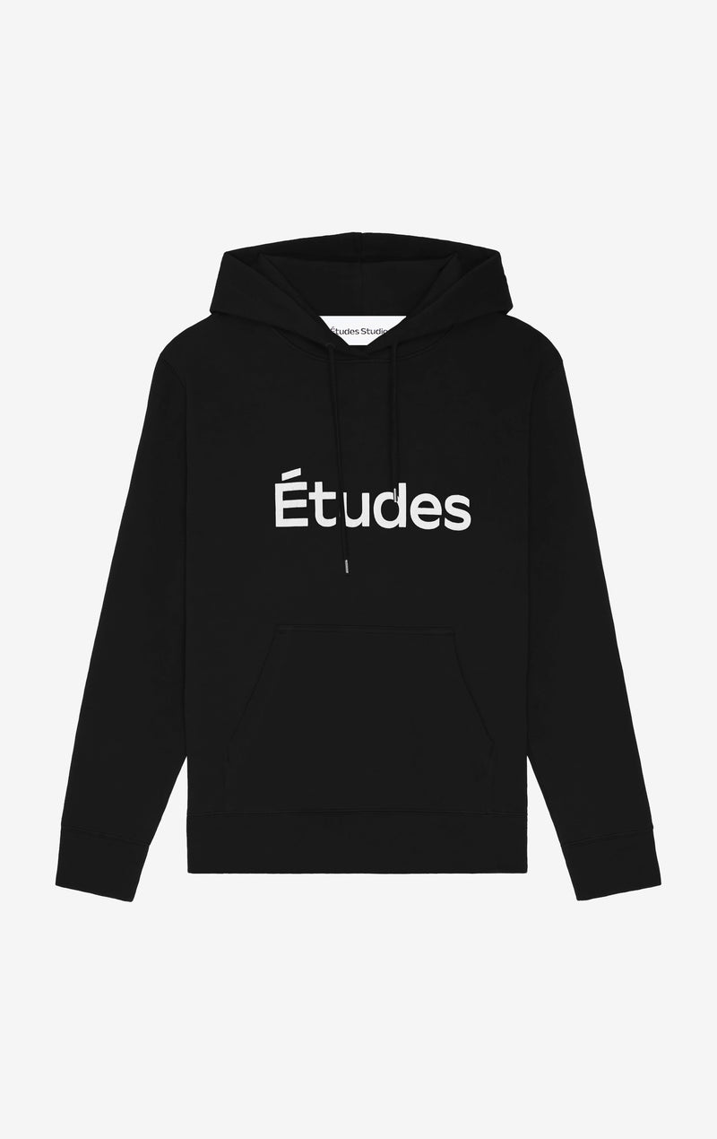 ETUDES STUDIO REGULAR HOODIE BLACK 1