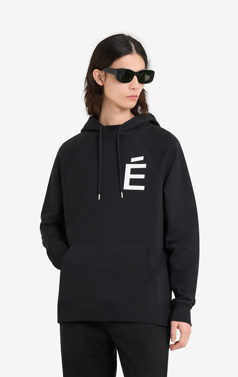 ETUDES STUDIO LOOSE HOODIE BIG E WHITE 3