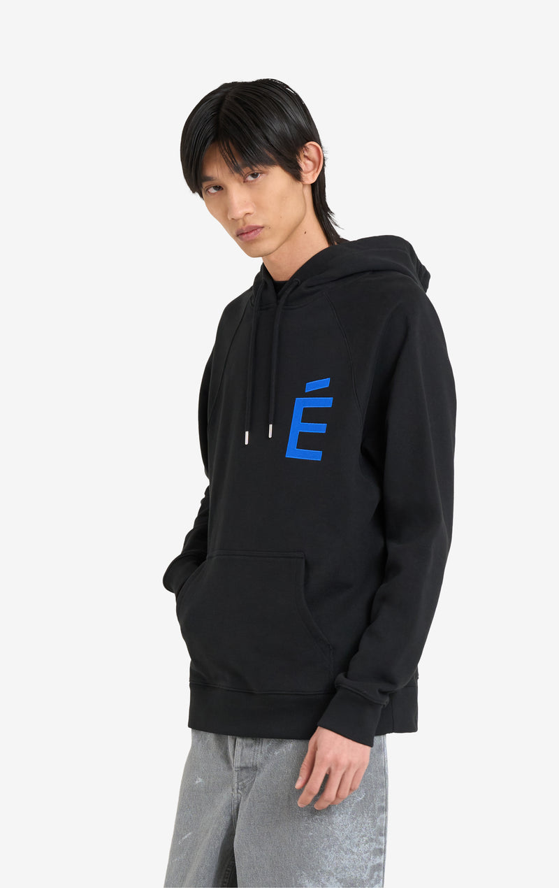 ETUDES STUDIO LOOSE HOODIE BIG E BLUE 3