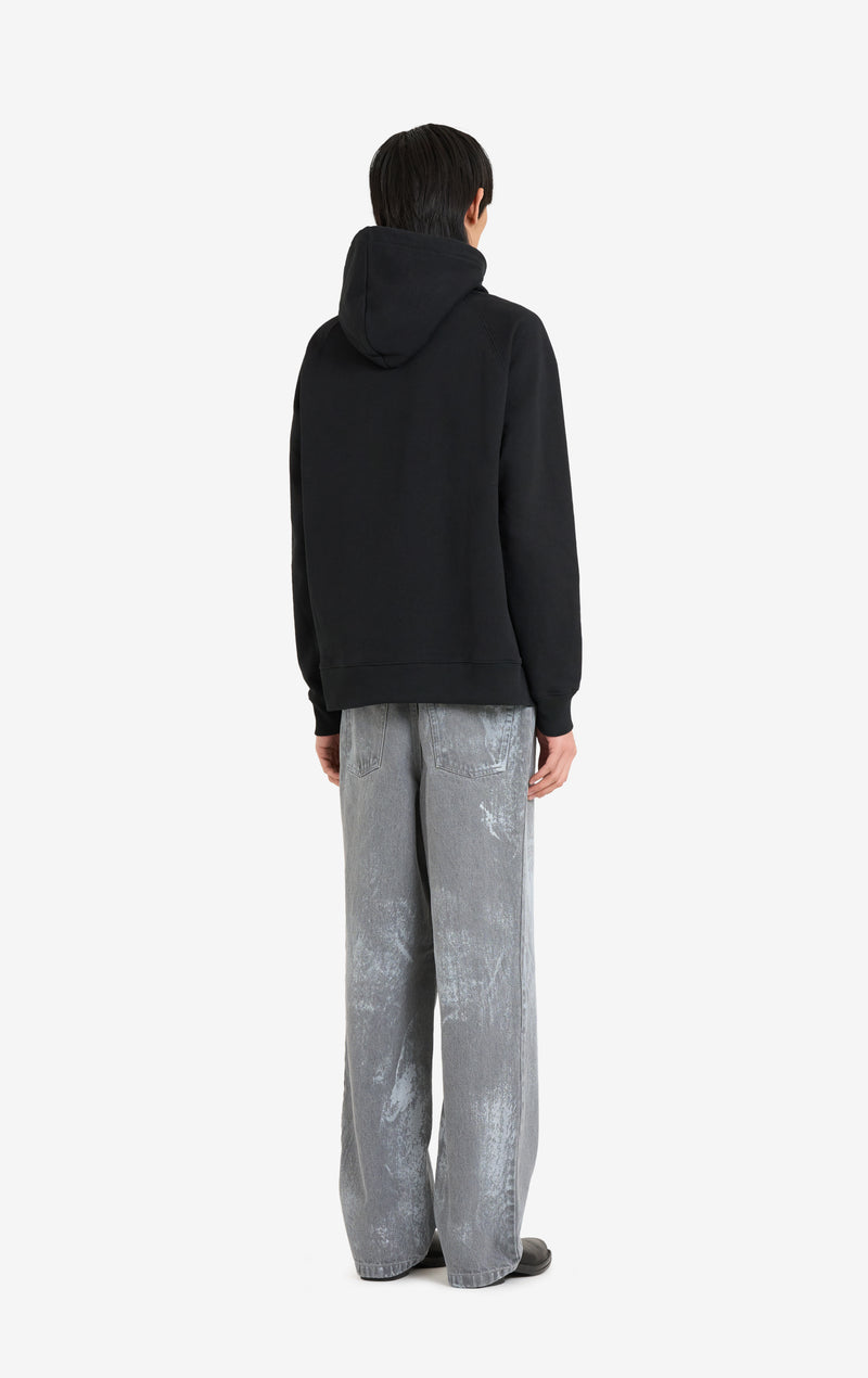 ETUDES STUDIO LOOSE HOODIE BIG E BLUE 4