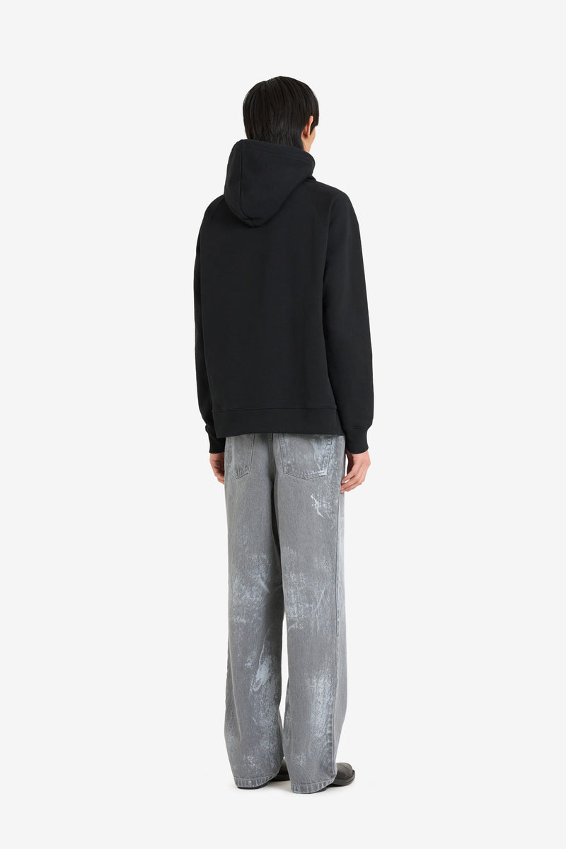 LOOSE HOODIE BIG É BLUE BLACK 5