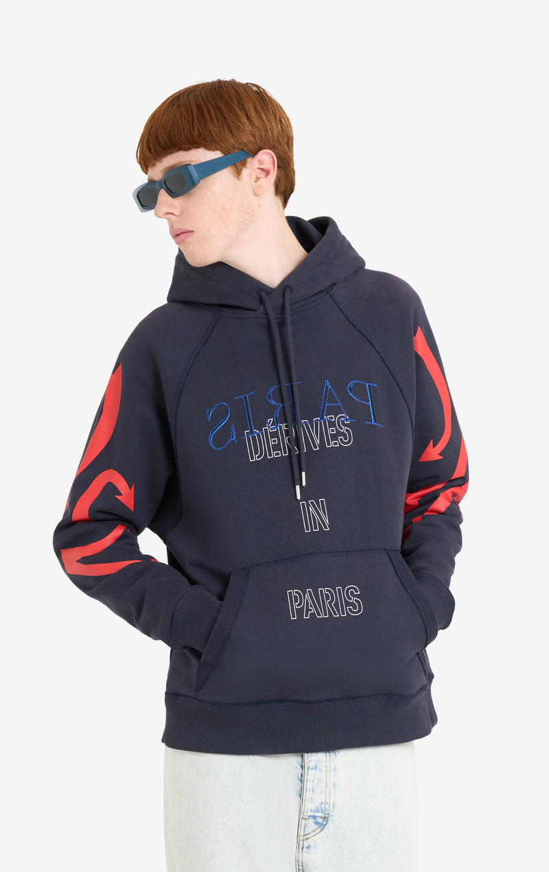 ETUDES STUDIO LOOSE HOODIE DERIVES NAVY 3