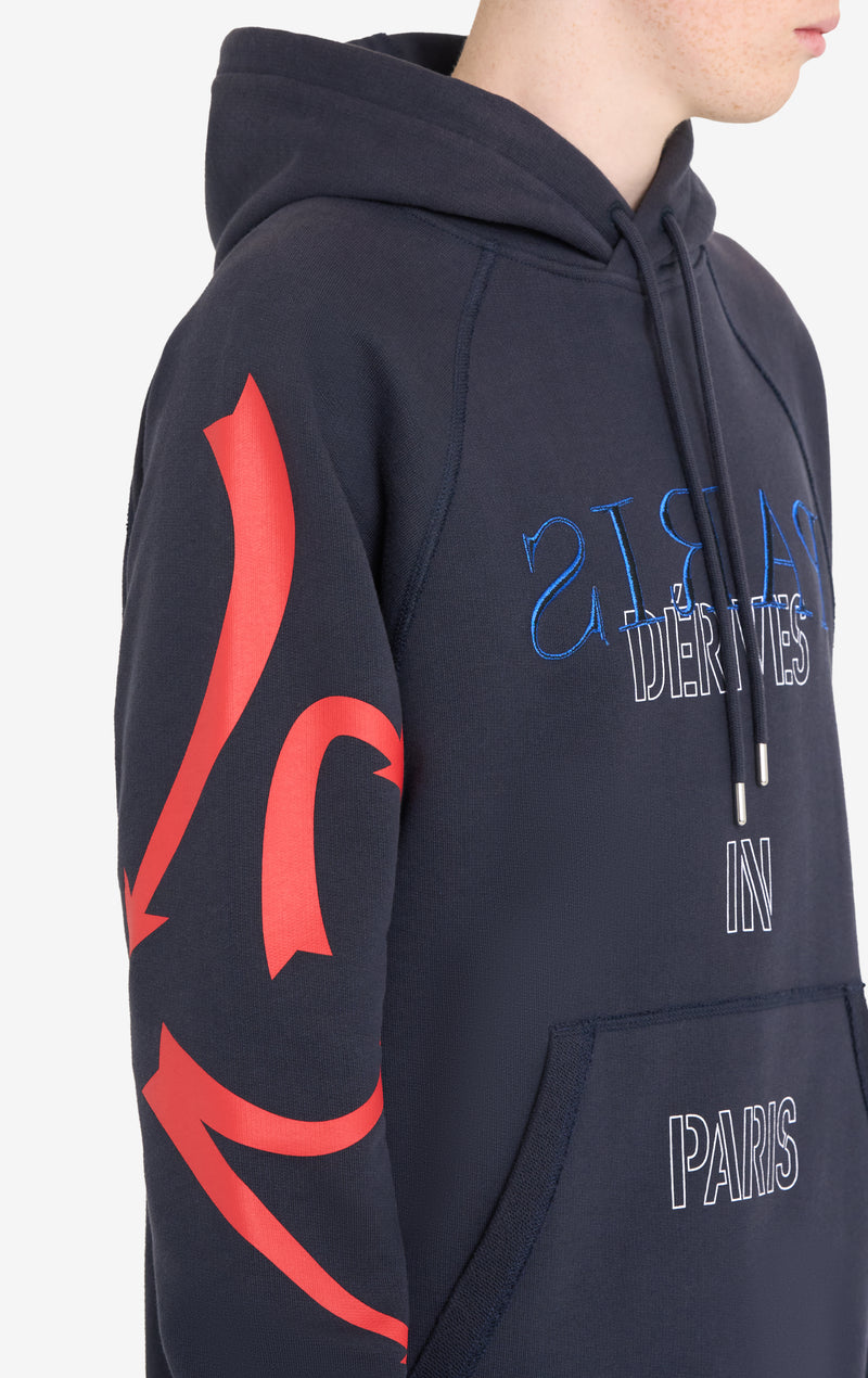 ETUDES STUDIO LOOSE HOODIE DERIVES NAVY 4