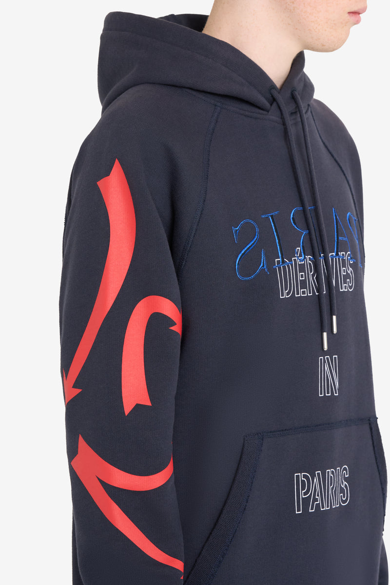 ETUDES STUDIO LOOSE HOODIE DERIVES NAVY 4