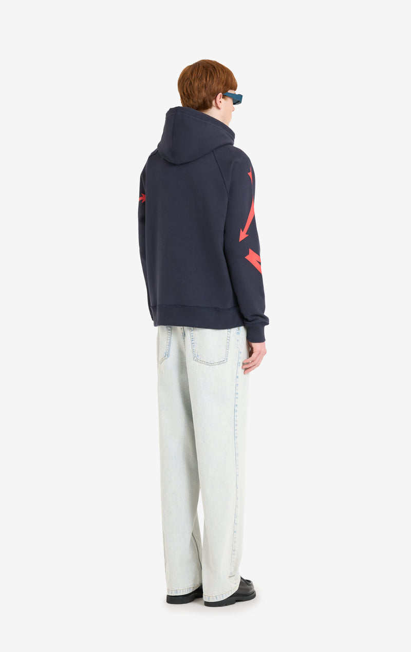 ETUDES STUDIO LOOSE HOODIE DERIVES NAVY 5
