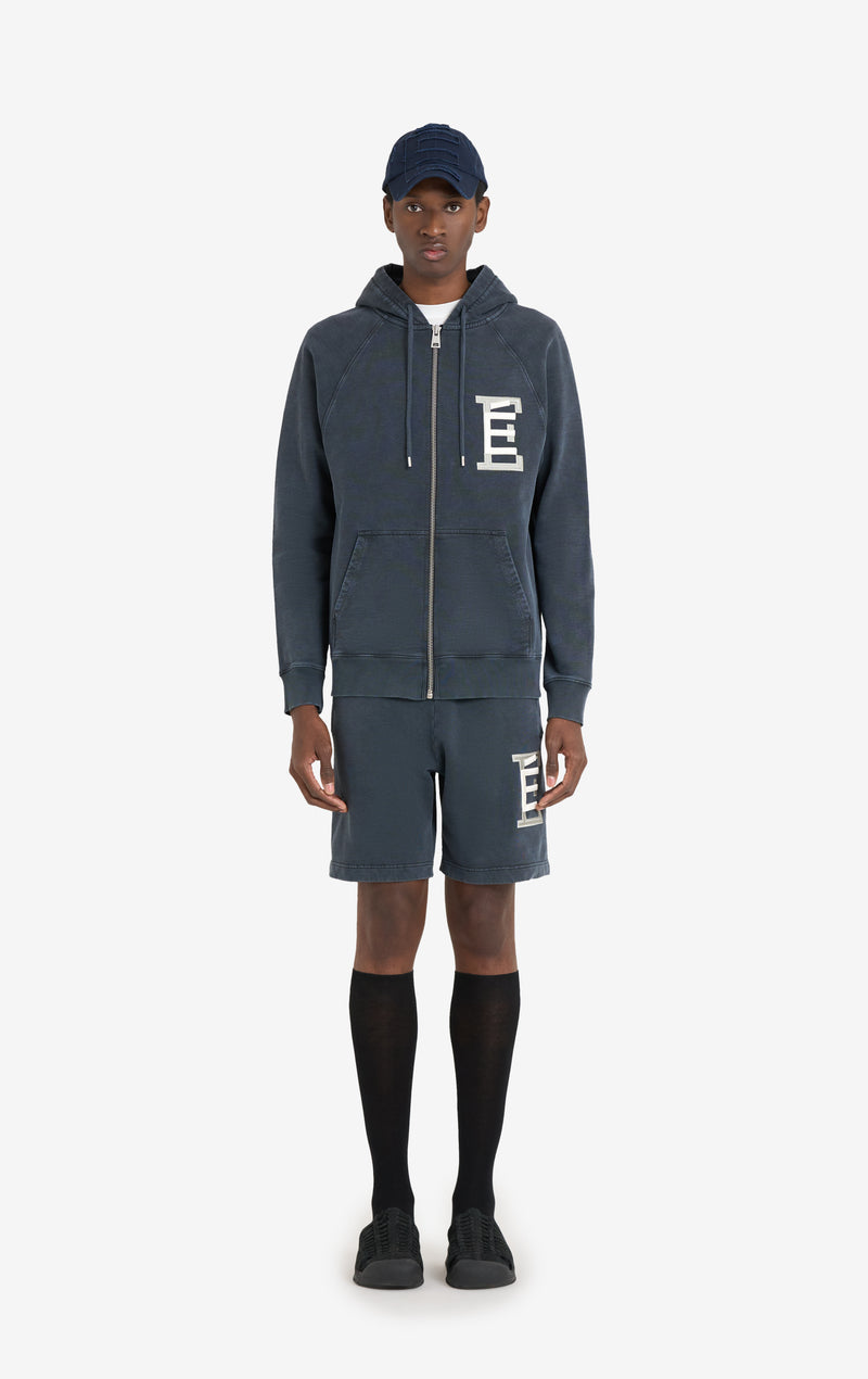 ETUDES STUDIO ZIP HOODY UNIVERSITY NAVY 2
